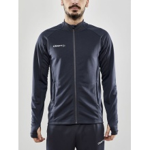 Craft Training Jacket Evolve Full Zip - durable mid-layer jacket made of stretch material - dark grey Men